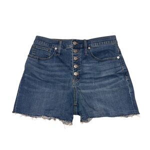 Madewell Blue Jean Shorts Classic Cutoff Style
